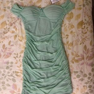 Windsor Mesh Mint Dress
